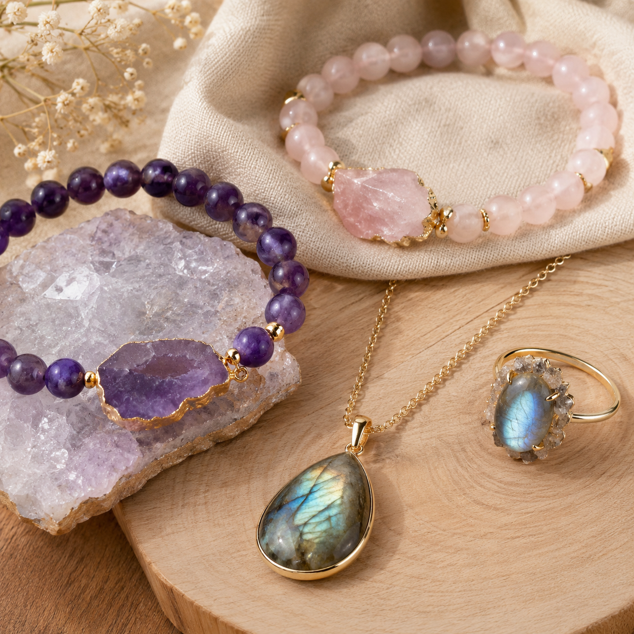 Bijoux en pierres naturelles